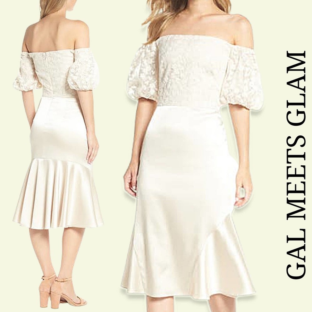 Gal Meets Glam Collection NWT Off-Shoulder Dress 2